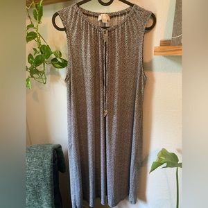 🚫SOLD 🚫Michael Kors Black & White Petite Summer Dress XL